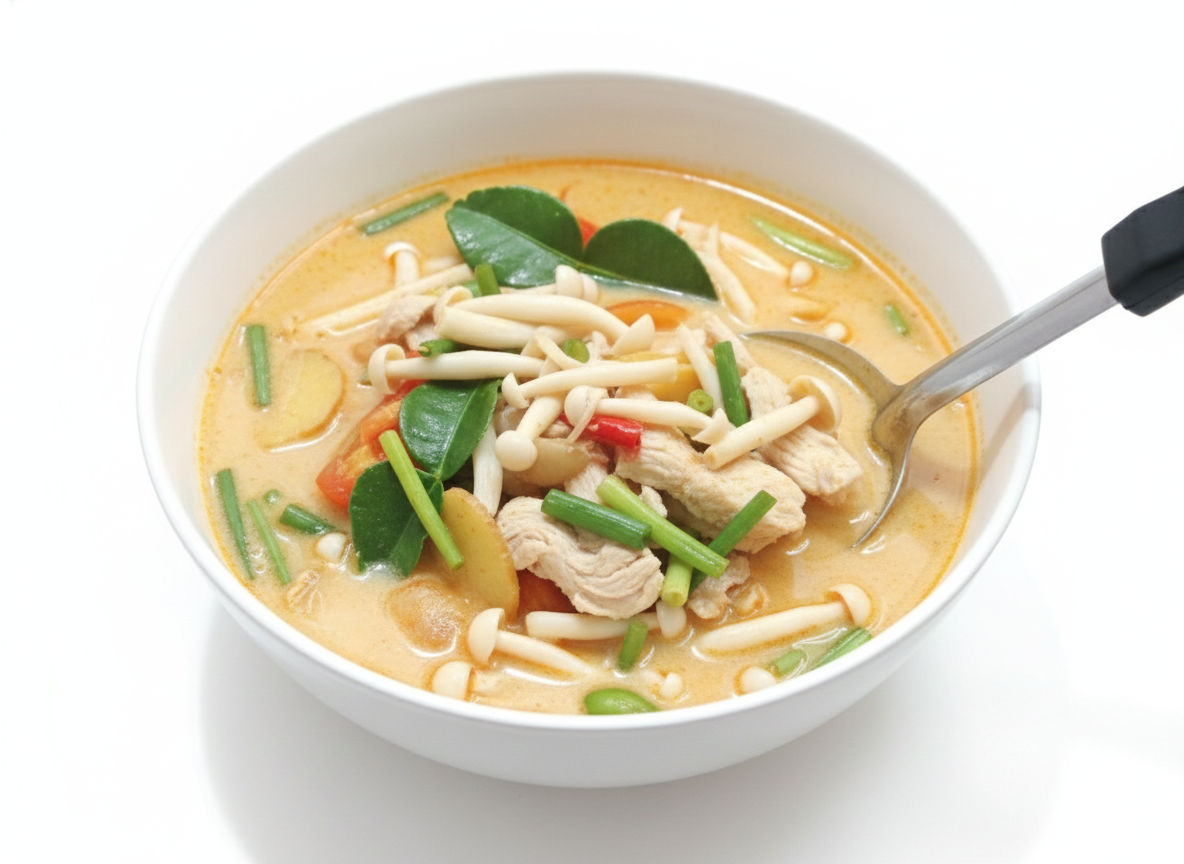 ต้มยำไก่ (กับข้าว)