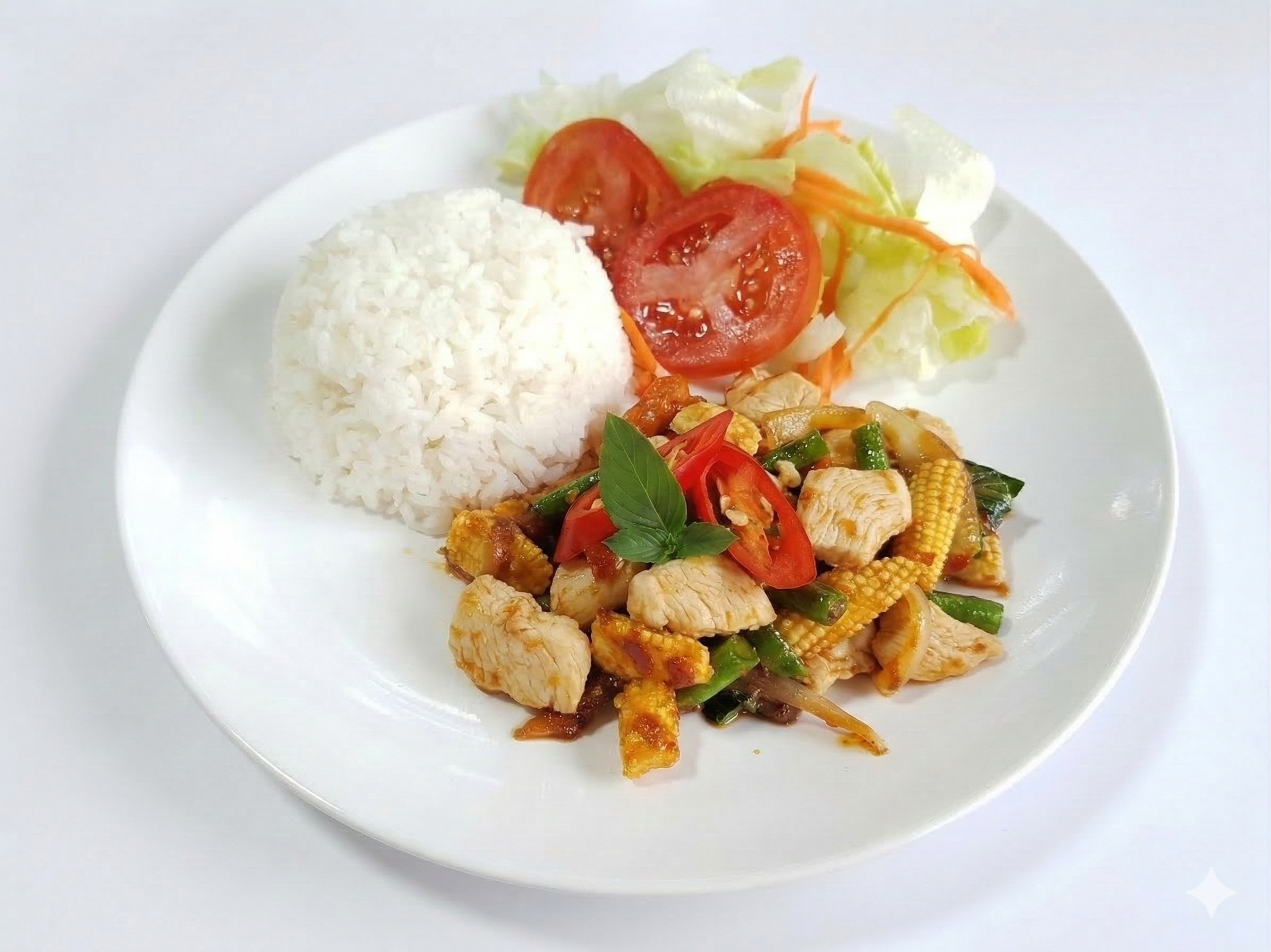 ข้าวพริกเผาไก่