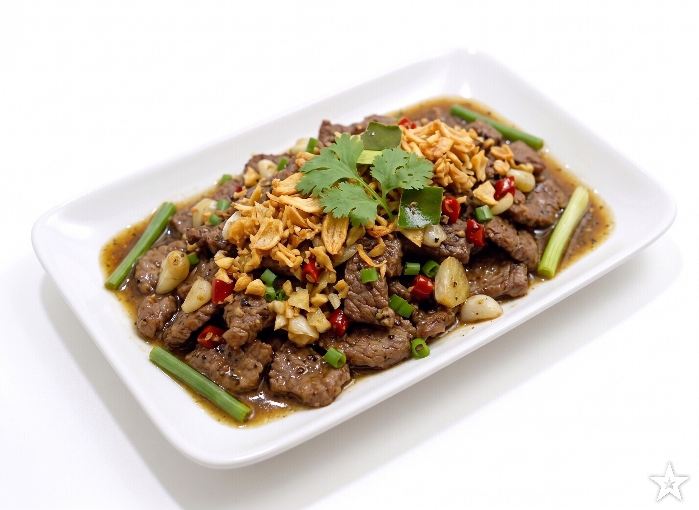 เนื้อทอดกระเทียม