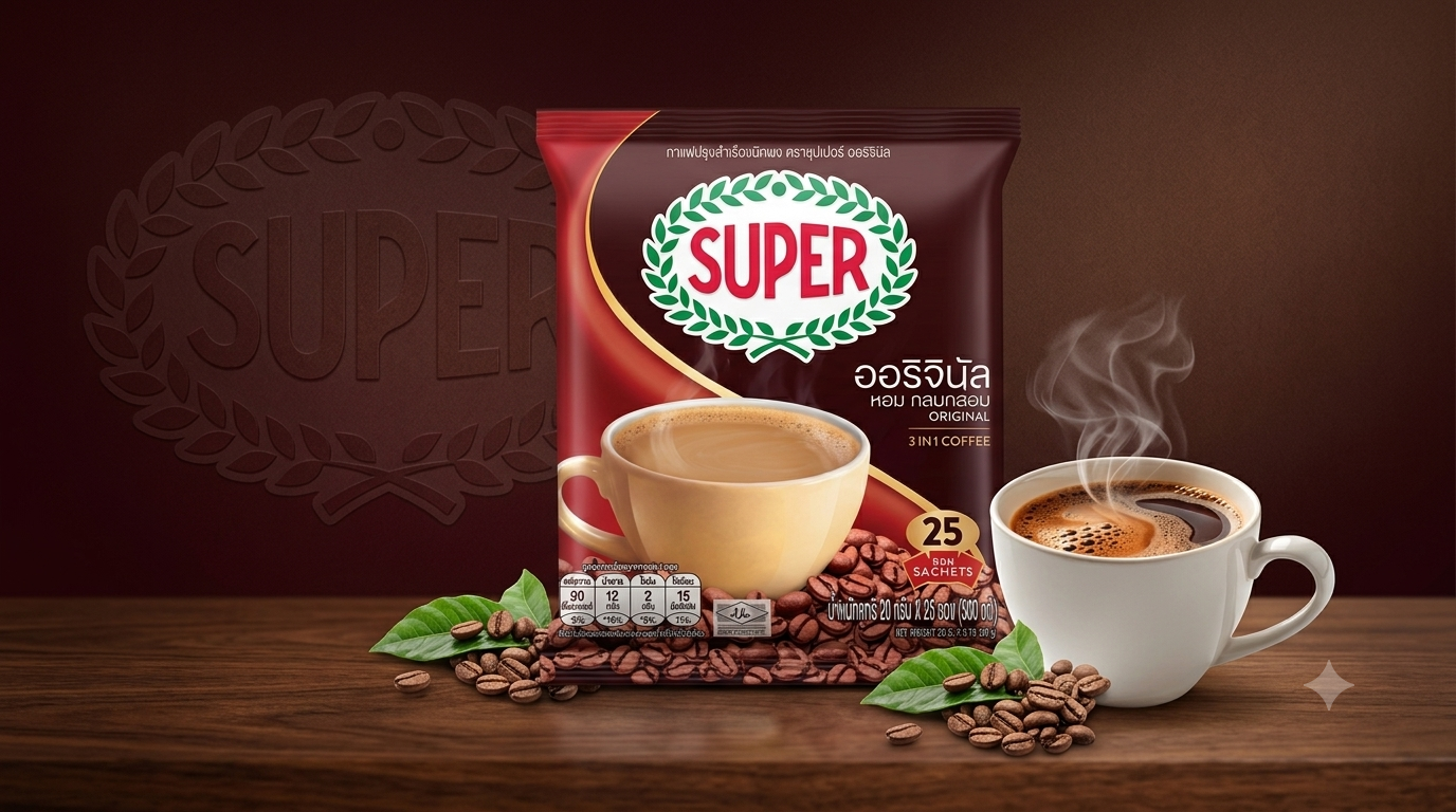 SuperCoffee ร้อน