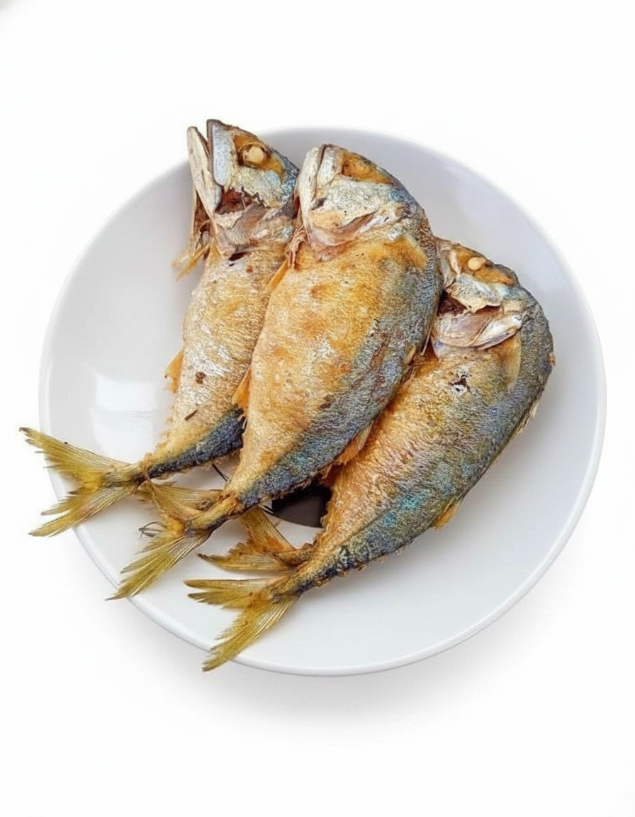 ปลาทู/แดงทอด (กับข้าว) ไซร์เล็ก