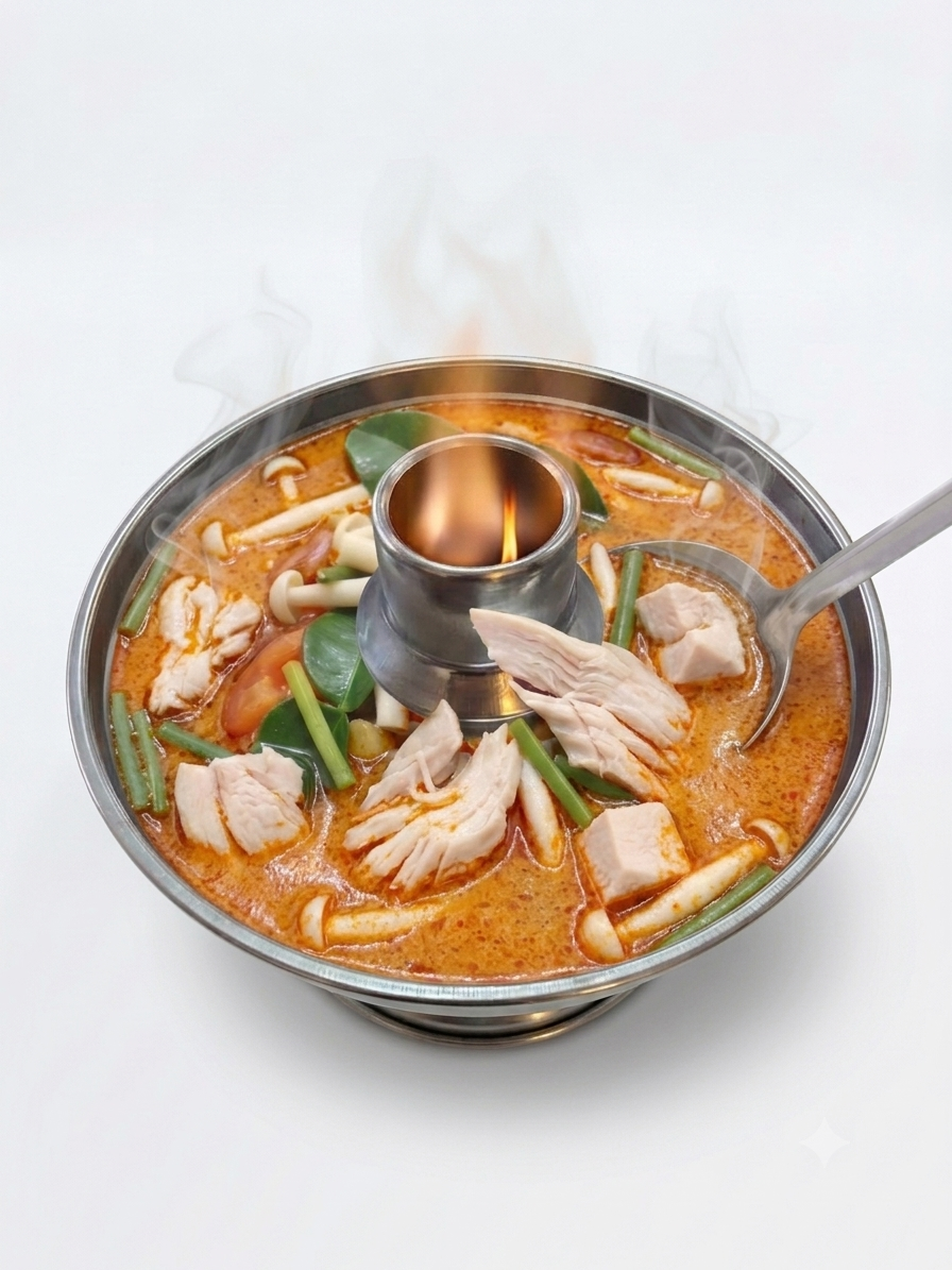 ต้มยำน้ำข้นไก่หม้อไฟ(เร็วๆนี้)