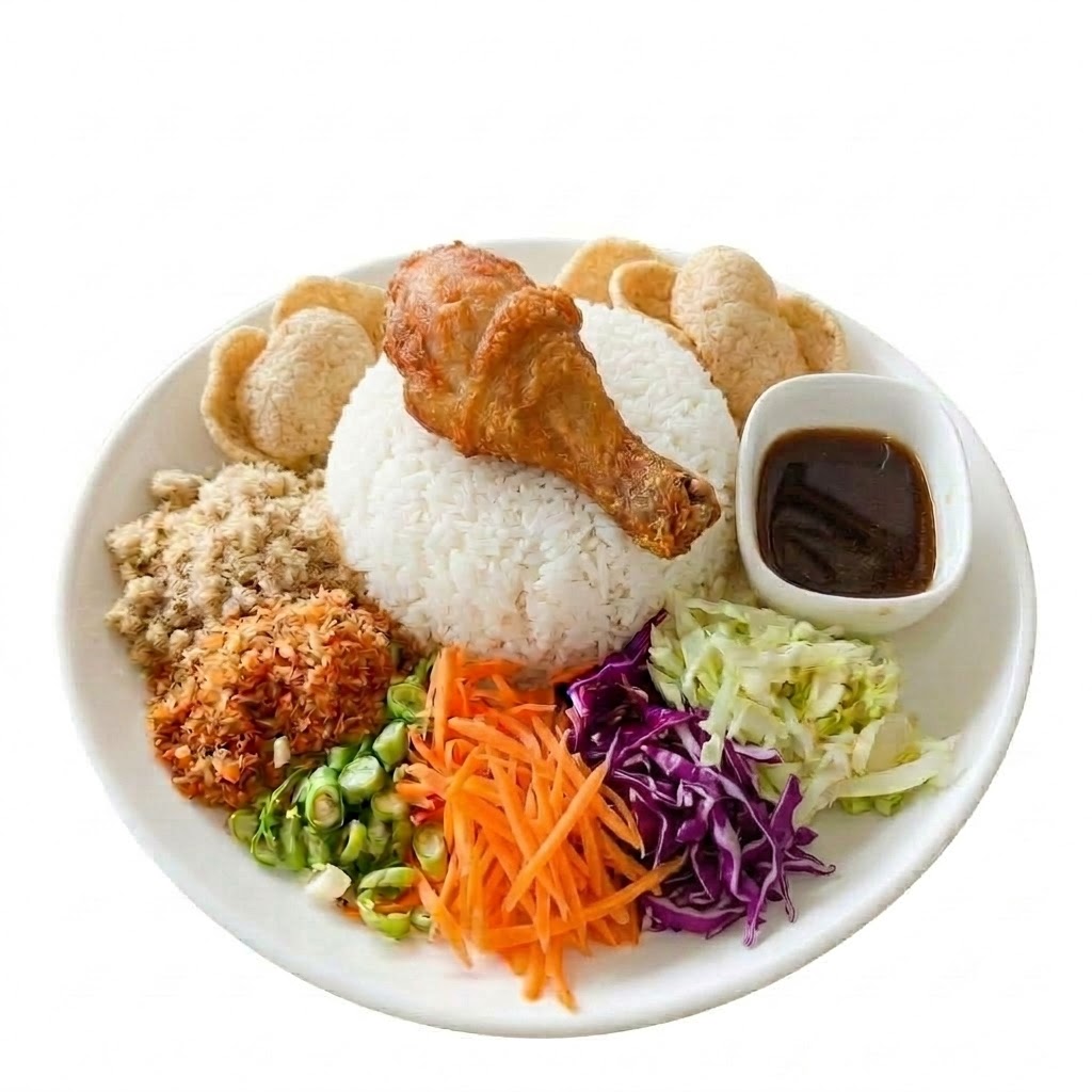 ข้าวยำอินตาเนีย Classic 2  (น่องไก่)