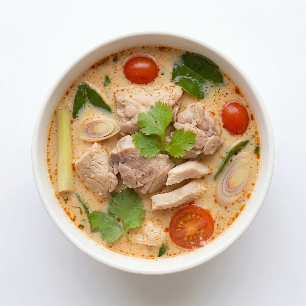 ต้มยำไก่ถ้วยเล็กน้ำข้น