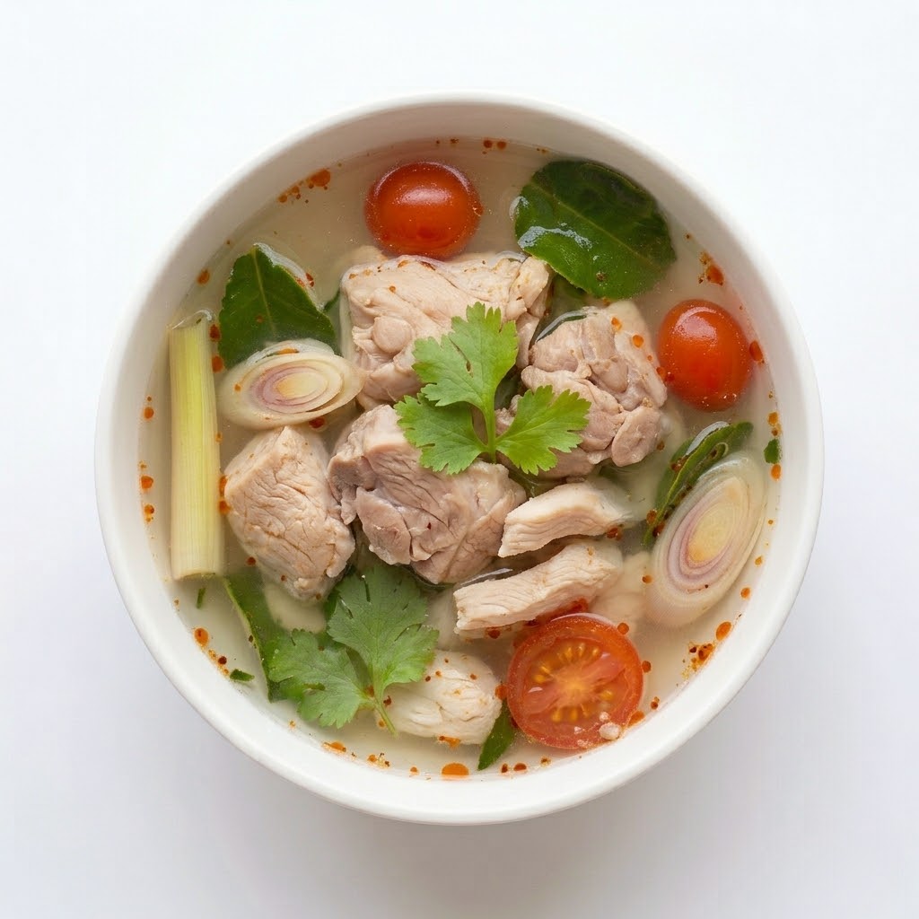 ต้มยำไก่ถ้วยเล็กน้ำใส