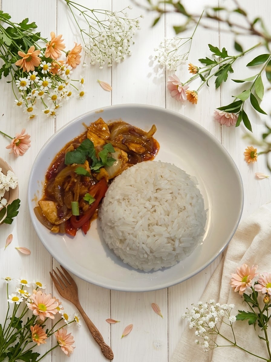 ข้าวผัดพริกไก่