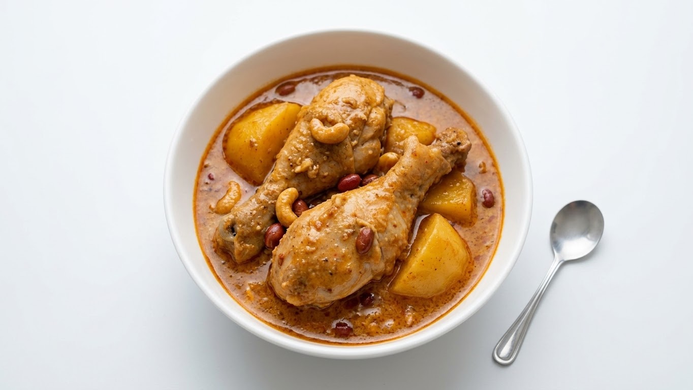 มัสมั่นน่องไก่ 2 ชิ้น