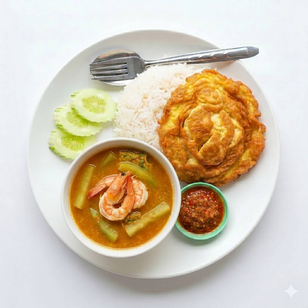 เซ็ทแกงส้มกุ้ง